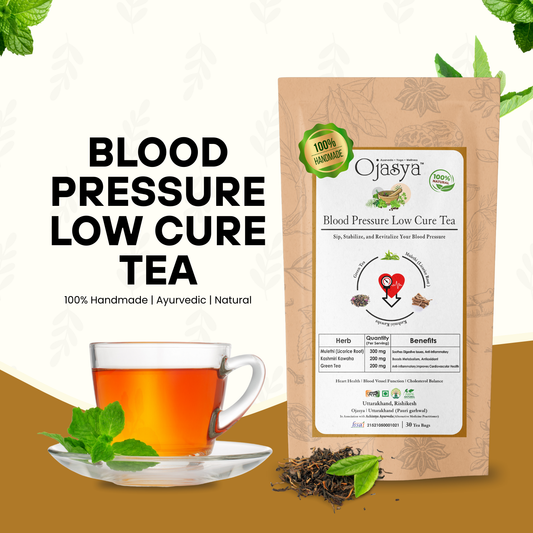 Ojasya Blood Pressure Low Cure Tea: A Herbal Remedy for Balanced Heart Health