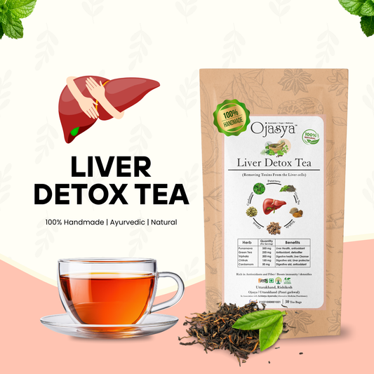Ojasya Liver Detox Tea: A Herbal formulation for Optimal Liver Health