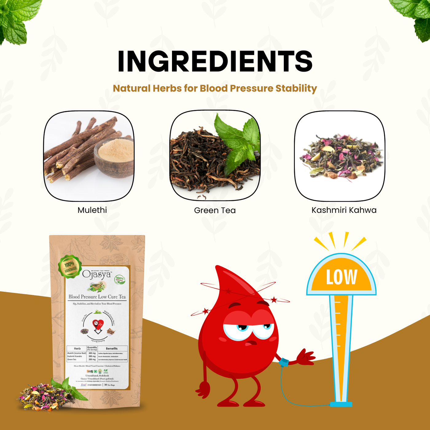 Blood Pressure Low Care Tea